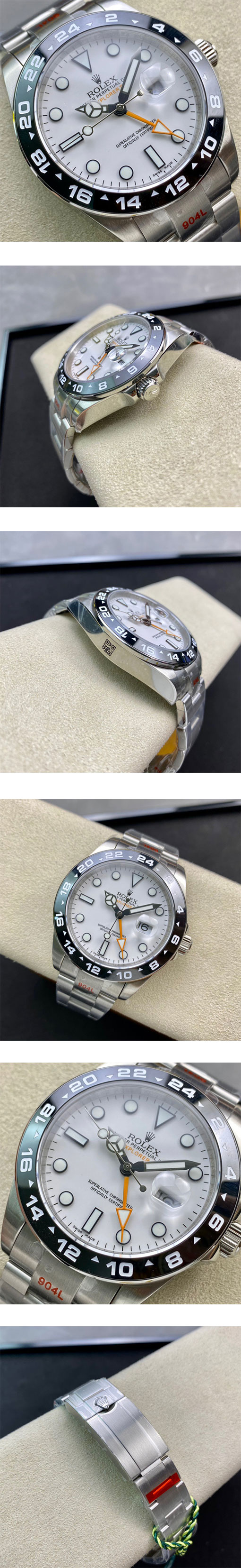 ロレックス(ROLEX) スーパーコピー時計 エクスプローラーII 216570-77210  , ホワイト  
